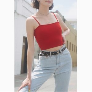 Red Brandy Melville tank top